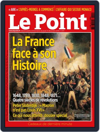 Le Point December 13th, 2018 Digital Back Issue Cover