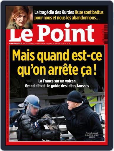 Le Point January 10th, 2019 Digital Back Issue Cover