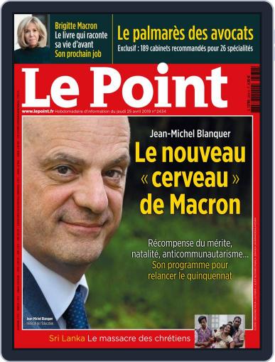 Le Point April 25th, 2019 Digital Back Issue Cover