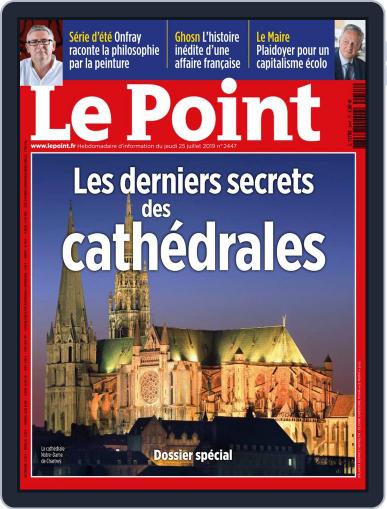 Le Point July 25th, 2019 Digital Back Issue Cover