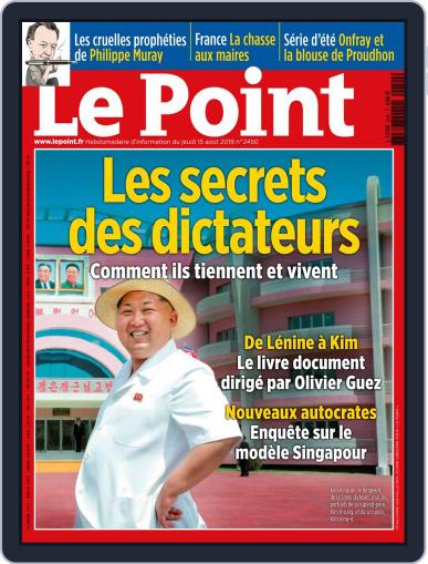 Le Point August 15th, 2019 Digital Back Issue Cover