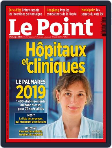 Le Point August 22nd, 2019 Digital Back Issue Cover