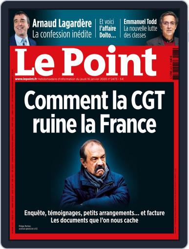 Le Point January 16th, 2020 Digital Back Issue Cover