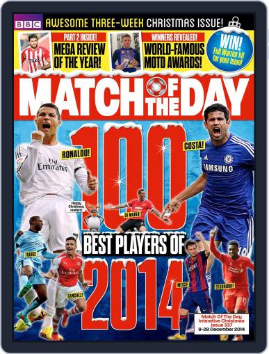 Match Of The Day December 19th, 2014 Digital Back Issue Cover