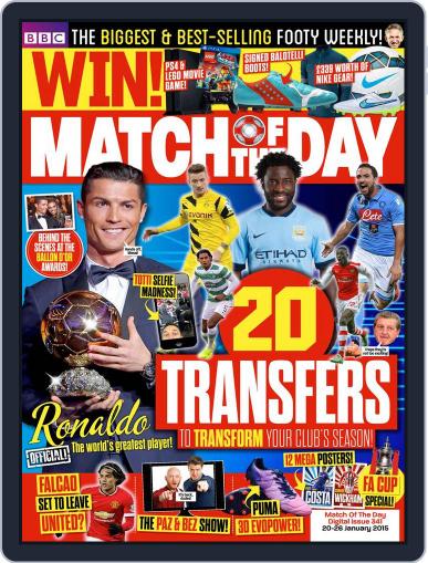 Match Of The Day December 31st, 2014 Digital Back Issue Cover