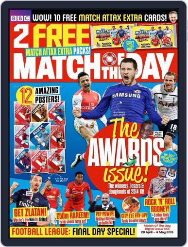 Match Of The Day April 28th, 2015 Digital Back Issue Cover