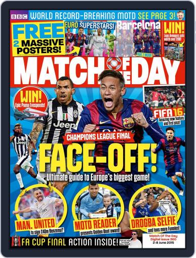 Match Of The Day June 1st, 2015 Digital Back Issue Cover