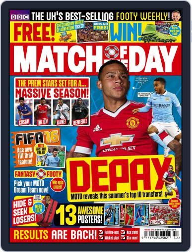 Match Of The Day August 11th, 2015 Digital Back Issue Cover