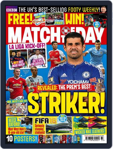 Match Of The Day August 18th, 2015 Digital Back Issue Cover