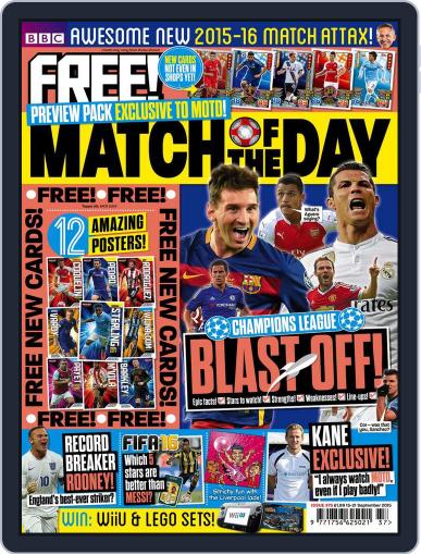 Match Of The Day September 15th, 2015 Digital Back Issue Cover