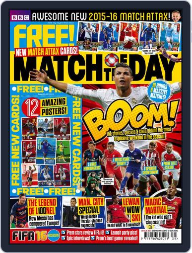 Match Of The Day September 29th, 2015 Digital Back Issue Cover