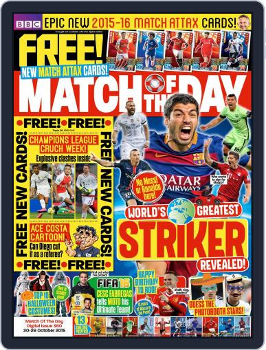 Match Of The Day October 20th, 2015 Digital Back Issue Cover