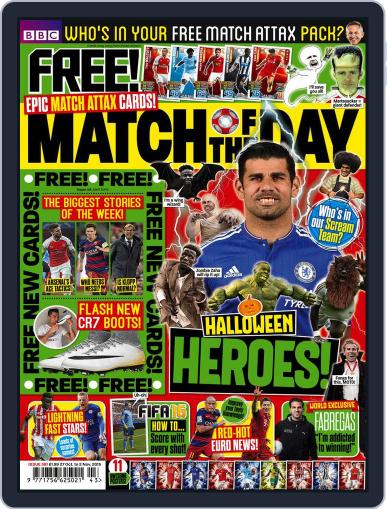 Match Of The Day October 27th, 2015 Digital Back Issue Cover