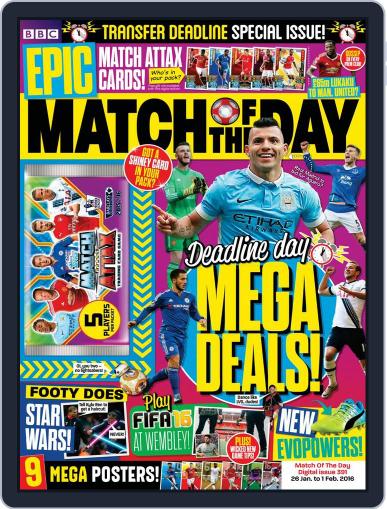 Match Of The Day January 26th, 2016 Digital Back Issue Cover