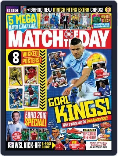 Match Of The Day March 23rd, 2016 Digital Back Issue Cover