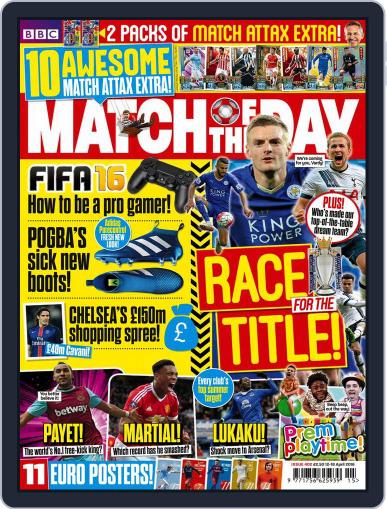 Match Of The Day April 15th, 2016 Digital Back Issue Cover