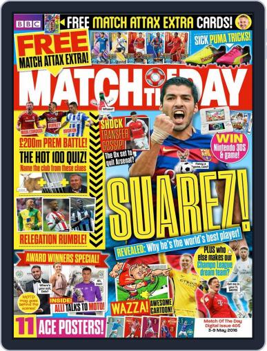 Match Of The Day May 5th, 2016 Digital Back Issue Cover