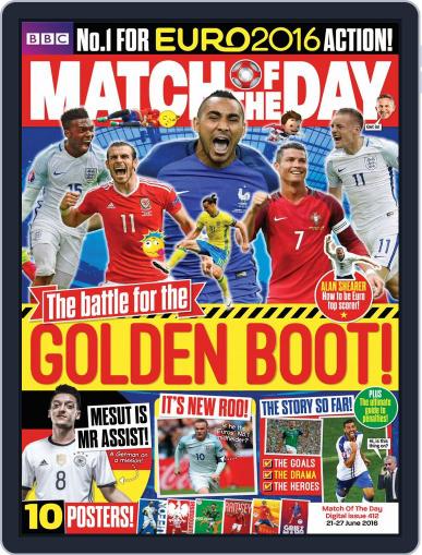 Match Of The Day June 22nd, 2016 Digital Back Issue Cover