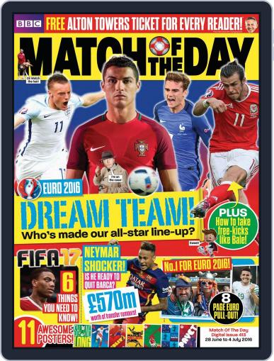 Match Of The Day June 30th, 2016 Digital Back Issue Cover