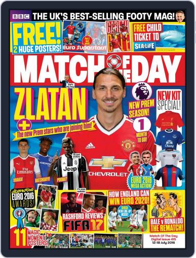 Match Of The Day July 13th, 2016 Digital Back Issue Cover