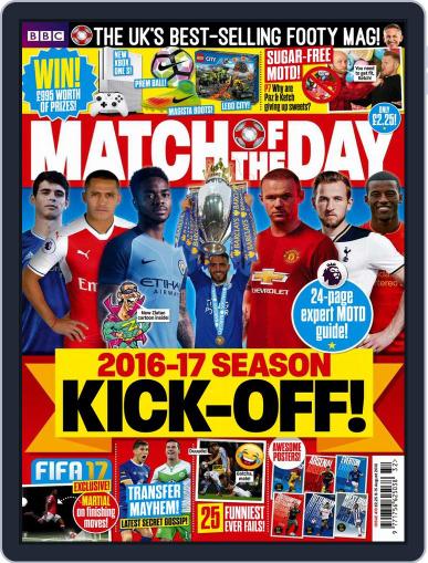 Match Of The Day August 10th, 2016 Digital Back Issue Cover