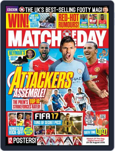 Match Of The Day August 23rd, 2016 Digital Back Issue Cover