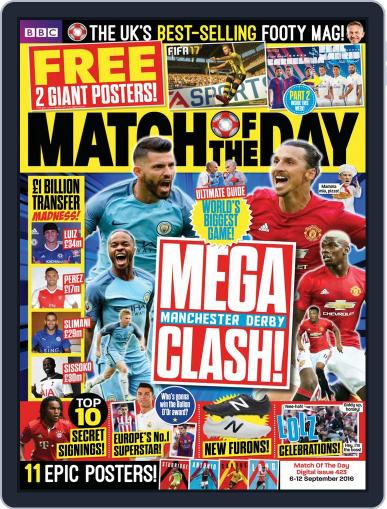 Match Of The Day September 6th, 2016 Digital Back Issue Cover