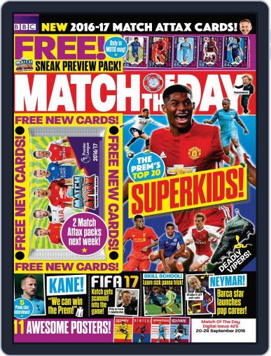 Match Of The Day September 20th, 2016 Digital Back Issue Cover