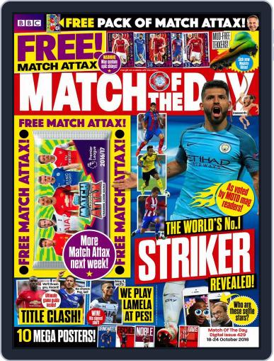 Match Of The Day October 18th, 2016 Digital Back Issue Cover