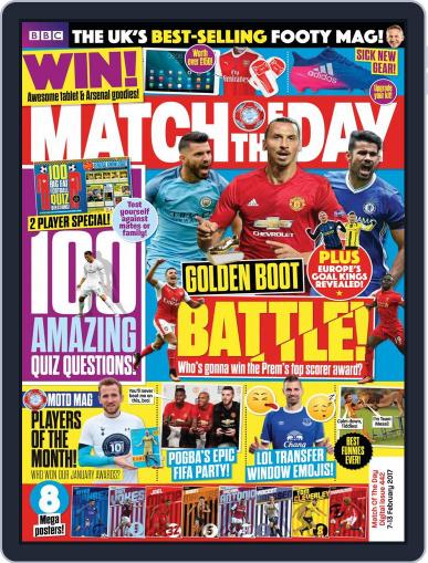 Match Of The Day February 7th, 2017 Digital Back Issue Cover