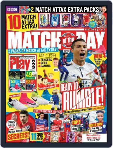 Match Of The Day April 11th, 2017 Digital Back Issue Cover