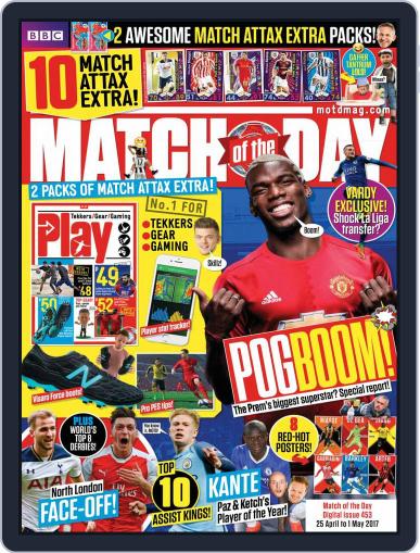 Match Of The Day April 25th, 2017 Digital Back Issue Cover