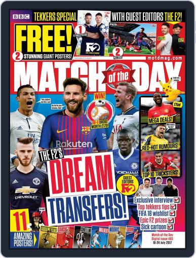 Match Of The Day July 18th, 2017 Digital Back Issue Cover