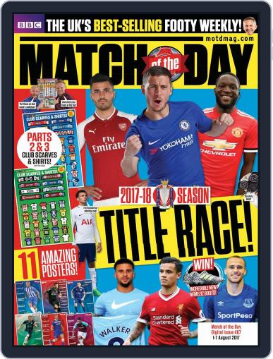 Match Of The Day August 1st, 2017 Digital Back Issue Cover
