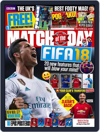 Match Of The Day August 29th, 2017 Digital Back Issue Cover