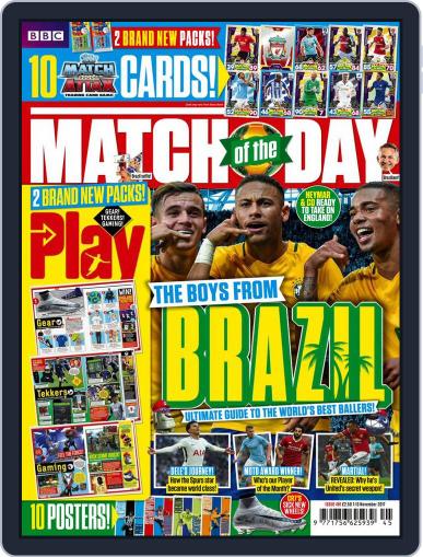 Match Of The Day November 7th, 2017 Digital Back Issue Cover