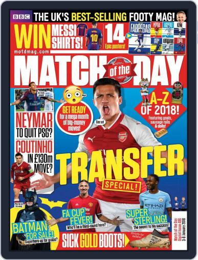 Match Of The Day January 3rd, 2018 Digital Back Issue Cover