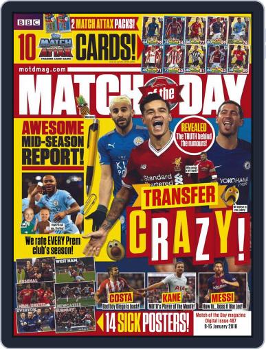 Match Of The Day January 9th, 2018 Digital Back Issue Cover