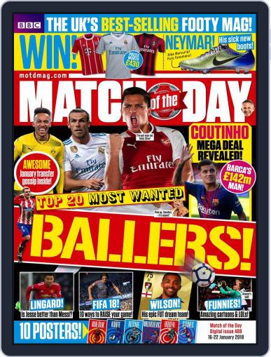 Match Of The Day January 16th, 2018 Digital Back Issue Cover