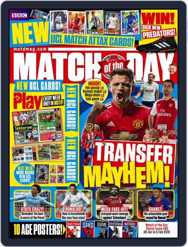 Match Of The Day January 30th, 2018 Digital Back Issue Cover