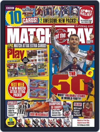 Match Of The Day March 13th, 2018 Digital Back Issue Cover