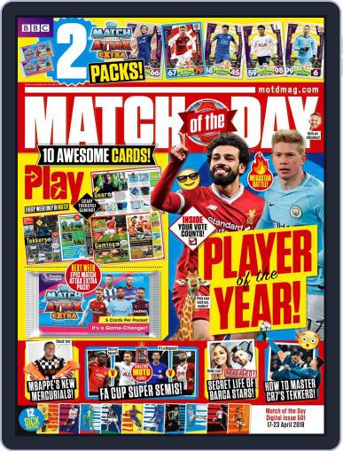 Match Of The Day April 17th, 2018 Digital Back Issue Cover