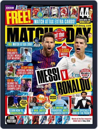 Match Of The Day May 1st, 2018 Digital Back Issue Cover