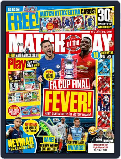 Match Of The Day May 15th, 2018 Digital Back Issue Cover