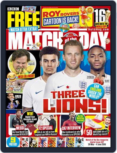 Match Of The Day May 29th, 2018 Digital Back Issue Cover