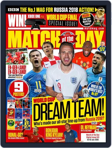 Match Of The Day July 10th, 2018 Digital Back Issue Cover