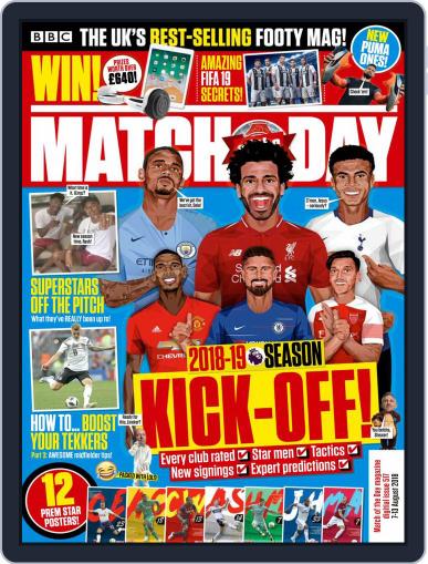 Match Of The Day August 7th, 2018 Digital Back Issue Cover