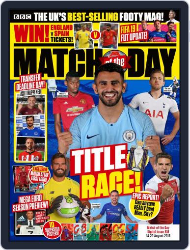 Match Of The Day August 14th, 2018 Digital Back Issue Cover