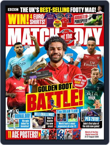 Match Of The Day August 21st, 2018 Digital Back Issue Cover