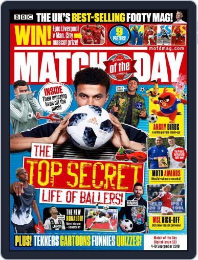 Match Of The Day September 4th, 2018 Digital Back Issue Cover